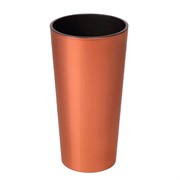 Кашпо Лилия 40х75см медь с вкладышем - фото 46730