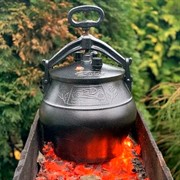 Казан Афганский 8л черный - фото 47015