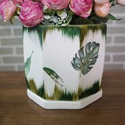 Горшок Флора восьмигранник 15х15/14см - фото 47036