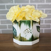 Горшок Флора 0,5л восьмигранник 11х11/h10см - фото 47057