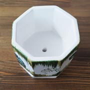 Горшок Флора 0,5л восьмигранник 11х11/h10см - фото 47059
