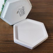 Горшок Флора 0,5л шестигранник 13х11/h10см - фото 47074