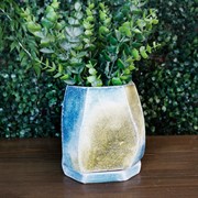 Горшок Джинс 0,5л капля 12х12/h14см - фото 47180