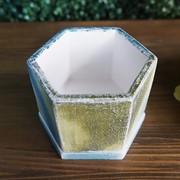 Горшок Джинс 0,5л шестигранник 13х11/h10см - фото 47186