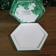 Горшок Малахит 1,3л шестигранник 14х16/14см - фото 47229