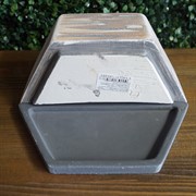 Горшок Трапеция темный 1л 23/11см - фото 47233