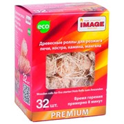 Роллы для розжига угля и угольных брикетов в мангале, гриле, камине, барбекю 32 шт - фото 48439