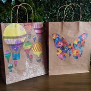 Сумочка крафт 26х32х12см - фото 48608