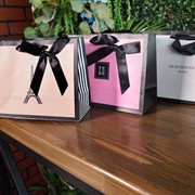 Сумка бумажная делюкс 22,3х18х10см - фото 48625