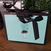 Сумка бумажная делюкс 22,3х18х10см - фото 48629