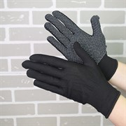 Перчатки ПВХ нейлоновые - фото 49000