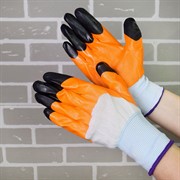 Перчатки нейлоновые Ноготки с нитриловым покрытием - фото 49003