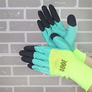 Перчатки нейлоновые Росомаха с покрытием из вспененного латекса - фото 49004