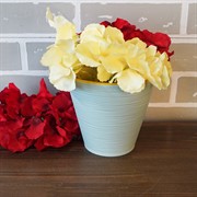 Горшок Конус 1,3л мятный с вкладкой - фото 49097