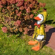 Фигура Утенок с зонтом сбоку F08990-Y - фото 49431