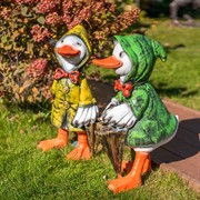 Фигура Утенок с зонтом сбоку F08990-Y - фото 49436