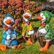 Фигура Утенок с зонтом сбоку F08990-Y - фото 49437