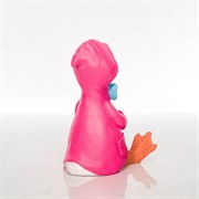 Фигура декоративная Утёнок в розовом плаще высота 53см F08976-P - фото 49615