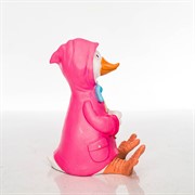 Фигура декоративная Утёнок в розовом плаще высота 53см F08976-P - фото 49616