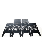 Печь уличная Рыбалка разборная металл 101-005 - фото 49649