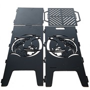 Печь уличная Рыбалка разборная металл 101-005 - фото 49650