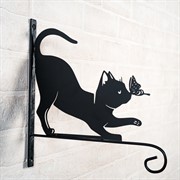Кронштейн для цветов кованый Котёнок 201-002 - фото 49711