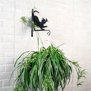 Кронштейн для цветов кованый Котёнок 201-002 - фото 49712