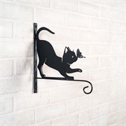 Кронштейн для цветов кованый Котёнок 201-002 - фото 49713