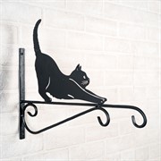 Кронштейн для цветочного горшка настенный длина 48см металл Кот 201-004B - фото 49721