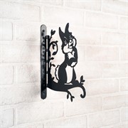 Кронштейн настенный Зайчик для растений длина 28см металл 201-013B - фото 49754