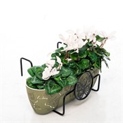 Подставка балконная Бабочка на перила длина 29см металлическая 203-002 - фото 49770