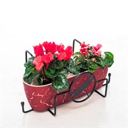 Подставка балконная для ящика на перила Стрекоза длина 50см металлическая 203-003 - фото 49772