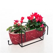 Подставка балконная для ящика на перила Стрекоза длина 50см металлическая 203-003 - фото 49774