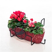 Подставка балконная для ящика на перила Стрекоза длина 50см металлическая 203-003 - фото 49775