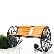 Кресло качалка металлическое садовое Белочки на дереве 301-005 - фото 49843