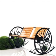 Кресло качалка металлическое садовое Белочки на дереве 301-005 - фото 49844