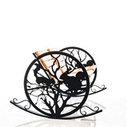 Кресло качалка металлическое садовое Белочки на дереве 301-005 - фото 49849