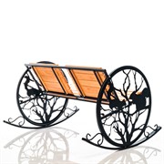 Кресло качалка металлическое садовое Белочки на дереве 301-005 - фото 49850