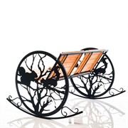 Кресло качалка металлическое садовое Белочки на дереве 301-005 - фото 49852