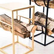 Стойка Лофт под дрова и две бутыли 20л металл 66-924 - фото 49917