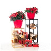 Стойка Лофт под дрова и две бутыли 20л металл 66-924 - фото 49921