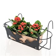 Подставка балконная для растений Кошки длина 62см металл 203-008 - фото 49982