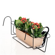 Подставка балконная для растений Кошки длина 62см металл 203-008 - фото 49983