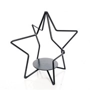 Подсвечник Звезда металлический под 1 свечу 607-42-B - фото 50045