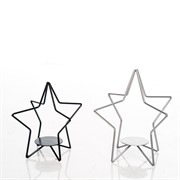 Подсвечник Звезда металлический под 1 свечу 607-42-B - фото 50046