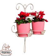 Подставка 14-613 настенная на 3 цветка - фото 5004