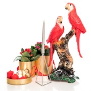 Подсвечник Лофт серебряный под 1 свечу настольный 607-53-S - фото 50079