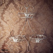 Подставка 14-613 настенная на 3 цветка - фото 5007