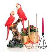 Подсвечник Лофт серебряный под 1 свечу настольный 607-53-S - фото 50080