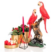 Подсвечник кованый Лофт чёрный на 1 свечу 607-54-B - фото 50082